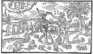 11月、Esmond Spenser（1552-99）の「The Shepheardes Calender」より、1579年に発行された原本の複製 作： English School